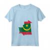 Donna Mappa della Bandiera della Mauritania Maglietta con Collo a V - Esplora la Mauritania con Stile - Acquista Online