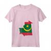 Donna Mappa della Bandiera della Mauritania Maglietta con Collo a V - Esplora la Mauritania con Stile - Acquista Online