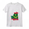 Donna Mappa della Bandiera della Mauritania Maglietta con Collo a V - Esplora la Mauritania con Stile - Acquista Online