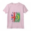 Donna Bandiere Mauritania Regno Unito | Radici Mauritane Britanniche Maglietta con Collo a V - Abbigliamento Vintage per Celebrare le Tue Origini