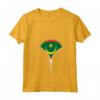 Donna Camicia con Bandiera della Mauritania - Maglietta con Cerniera Mauritana - Ideale per Mostrare Orgoglio e Apprezzamento per il Patrimonio Mauritaniano
