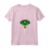 Donna Camicia con Bandiera della Mauritania - Maglietta con Cerniera Mauritana - Ideale per Mostrare Orgoglio e Apprezzamento per il Patrimonio Mauritaniano