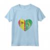 Donna Cuore Bandiera Spagnola Mauritana | Spagna Mauritania Flag Roots Maglietta con Collo a V - Heritage Apparel per Uomini, Donne e Bambini - Ideale come Regalo