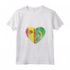 Donna Cuore Bandiera Spagnola Mauritana | Spagna Mauritania Flag Roots Maglietta con Collo a V - Heritage Apparel per Uomini, Donne e Bambini - Ideale come Regalo