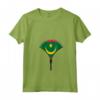 Donna Camicia con Bandiera della Mauritania con Cerniera Mauritanian Maglietta Collo a V - Ideale Regalo per Mostrare il Tuo Orgoglio Mauritaniano durante le Feste