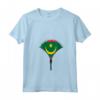 Donna Camicia con Bandiera della Mauritania con Cerniera Mauritanian Maglietta Collo a V - Ideale Regalo per Mostrare il Tuo Orgoglio Mauritaniano durante le Feste