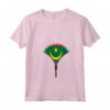 Donna Camicia con Bandiera della Mauritania con Cerniera Mauritanian Maglietta Collo a V - Ideale Regalo per Mostrare il Tuo Orgoglio Mauritaniano durante le Feste