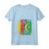 Donna Bandiere Mauritania Germania | Mezze Radici Mauritane Tedesche Maglietta con Collo a V - Abbigliamento Vintage per Celebrare le Tue Origini