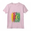 Donna Bandiere Mauritania Germania | Mezze Radici Mauritane Tedesche Maglietta con Collo a V - Abbigliamento Vintage per Celebrare le Tue Origini