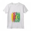 Donna Bandiere Mauritania Germania | Mezze Radici Mauritane Tedesche Maglietta con Collo a V - Abbigliamento Vintage per Celebrare le Tue Origini