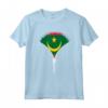Camicia con Bandiera della Mauritania - Maglietta Cerniera Mauritana - Ideale Regalo per Mauritaniani e Amanti della Mauritania