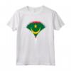 Camicia con Bandiera della Mauritania - Maglietta Cerniera Mauritana - Ideale Regalo per Mauritaniani e Amanti della Mauritania