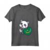 Donna Mauritania Panda Cuore Bandiera Mauritania Radici Souvenir Maglietta con Collo a V - Ideale per Mostrare l'Orgoglio e l'Amore per il Popolo Mauritania
