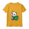 Donna Mauritania Panda Cuore Bandiera Mauritania Radici Souvenir Maglietta con Collo a V - Ideale per Mostrare l'Orgoglio e l'Amore per il Popolo Mauritania