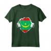 Mani che apre la Bandiera della Mauritania - Maglietta con Bandiera Mauritana - Ideale per Mostrare l'Orgoglio per la Mauritania