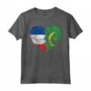 Cuore Bandiera Francese Mauritana - Francia Mauritania Flag Roots Maglietta | Design Vintage per Uomo, Donna e Bambino