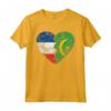 Cuore Bandiera Francese Mauritana - Francia Mauritania Flag Roots Maglietta | Design Vintage per Uomo, Donna e Bambino