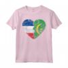 Cuore Bandiera Francese Mauritana - Francia Mauritania Flag Roots Maglietta | Design Vintage per Uomo, Donna e Bambino
