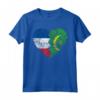 Cuore Bandiera Francese Mauritana - Francia Mauritania Flag Roots Maglietta | Design Vintage per Uomo, Donna e Bambino