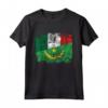 Bandiere Italia Mauritania | Mezze Radici Italiane Mauritaniane Maglietta - Abbigliamento con Bandiere Italia Mauritania e Radici Italiane Mauritane