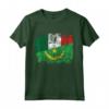 Bandiere Italia Mauritania | Mezze Radici Italiane Mauritaniane Maglietta - Abbigliamento con Bandiere Italia Mauritania e Radici Italiane Mauritane