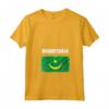 Emblema Bandiera Mauritania Maglietta con Collo a V - Leggera e Classica - Perfetta per Mostrare l'Orgoglio per la Mauritania