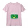 Emblema Bandiera Mauritania Maglietta con Collo a V - Leggera e Classica - Perfetta per Mostrare l'Orgoglio per la Mauritania