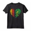Mauritanian German Flag Heart - Germania Mauritania Flag Roots Maglietta | Ideale per Uomini, Donne e Bambini con Orgoglio delle Proprie Radici