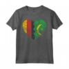 Mauritanian German Flag Heart - Germania Mauritania Flag Roots Maglietta | Ideale per Uomini, Donne e Bambini con Orgoglio delle Proprie Radici