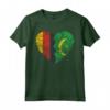 Mauritanian German Flag Heart - Germania Mauritania Flag Roots Maglietta | Ideale per Uomini, Donne e Bambini con Orgoglio delle Proprie Radici