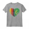 Mauritanian German Flag Heart - Germania Mauritania Flag Roots Maglietta | Ideale per Uomini, Donne e Bambini con Orgoglio delle Proprie Radici