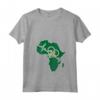 Donna Bandiera Mauritana in Africa - Maglietta Battito Cardiaco Mauritania - Orgoglio Africano e Panafricanismo
