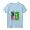 Donna RADICI MAURITANE | Mezza bandiera americana | USA Mauritania BANDIERA Maglietta con Collo a V - Ideale per Compleanno, Festa della Mamma e Mese del Patrimonio Ispanico
