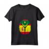 Donna Mauritania Bandiera Spagna Mauritania Spagnolo Zipper Maglietta con Collo a V - Unione di Culture - Grande Regalo per Chi è Mezzo Mauritano e 1/2 Spagnolo