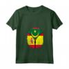 Donna Mauritania Bandiera Spagna Mauritania Spagnolo Zipper Maglietta con Collo a V - Unione di Culture - Grande Regalo per Chi è Mezzo Mauritano e 1/2 Spagnolo