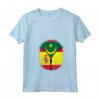 Donna Mauritania Bandiera Spagna Mauritania Spagnolo Zipper Maglietta con Collo a V - Unione di Culture - Grande Regalo per Chi è Mezzo Mauritano e 1/2 Spagnolo