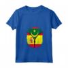 Donna Mauritania Bandiera Spagna Mauritania Spagnolo Zipper Maglietta con Collo a V - Unione di Culture - Grande Regalo per Chi è Mezzo Mauritano e 1/2 Spagnolo