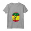 Donna Mauritania Bandiera Spagna Mauritania Spagnolo Zipper Maglietta con Collo a V - Unione di Culture - Grande Regalo per Chi è Mezzo Mauritano e 1/2 Spagnolo
