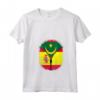 Donna Mauritania Bandiera Spagna Mauritania Spagnolo Zipper Maglietta con Collo a V - Unione di Culture - Grande Regalo per Chi è Mezzo Mauritano e 1/2 Spagnolo