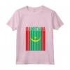 Donna Bandiera della Mauritania Maglietta con Collo a V - Design Elegante per Mostrare Amore e Orgoglio - Ideale per Uomini, Donne e Bambini