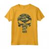 HapTiger The Punisher Camo Skull Symbol Maglietta - Officially Licensed Marvel Apparel for Fans