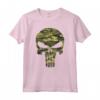HapTiger The Punisher Camo Skull Symbol Maglietta - Officially Licensed Marvel Apparel for Fans
