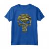 HapTiger The Punisher Camo Skull Symbol Maglietta - Officially Licensed Marvel Apparel for Fans