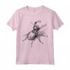 Entomologia Scientifica Scarabeo Cervo Retrò Vintage Insetti Maglietta - Esplora il Mondo degli Insetti con Stile!