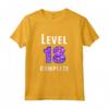 Donna Regali di 18 ° Compleanno per Ragazza di 18 Anni - Maglietta Livello 18 Completo - Ideale Idea Regalo