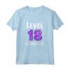 Donna Regali di 18 ° Compleanno per Ragazza di 18 Anni - Maglietta Livello 18 Completo - Ideale Idea Regalo