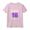 Donna Regali di 18 ° Compleanno per Ragazza di 18 Anni - Maglietta Livello 18 Completo - Ideale Idea Regalo