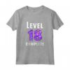 Donna Regali di 18 ° Compleanno per Ragazza di 18 Anni - Maglietta Livello 18 Completo - Ideale Idea Regalo