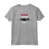 HapTiger: Maverick Born To Fly P-51 Mustang Silhouette Maglietta - Official WW2 Airplane Poster T-Shirt for Men, Women, Boys, and Girls
