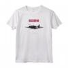 HapTiger: Maverick Born To Fly P-51 Mustang Silhouette Maglietta - Official WW2 Airplane Poster T-Shirt for Men, Women, Boys, and Girls